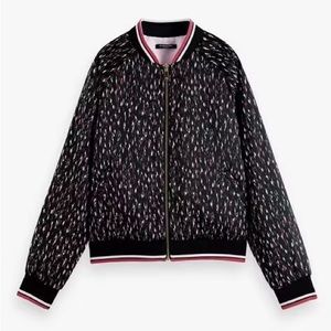 NWT Printed Reversible Bomber Jacket